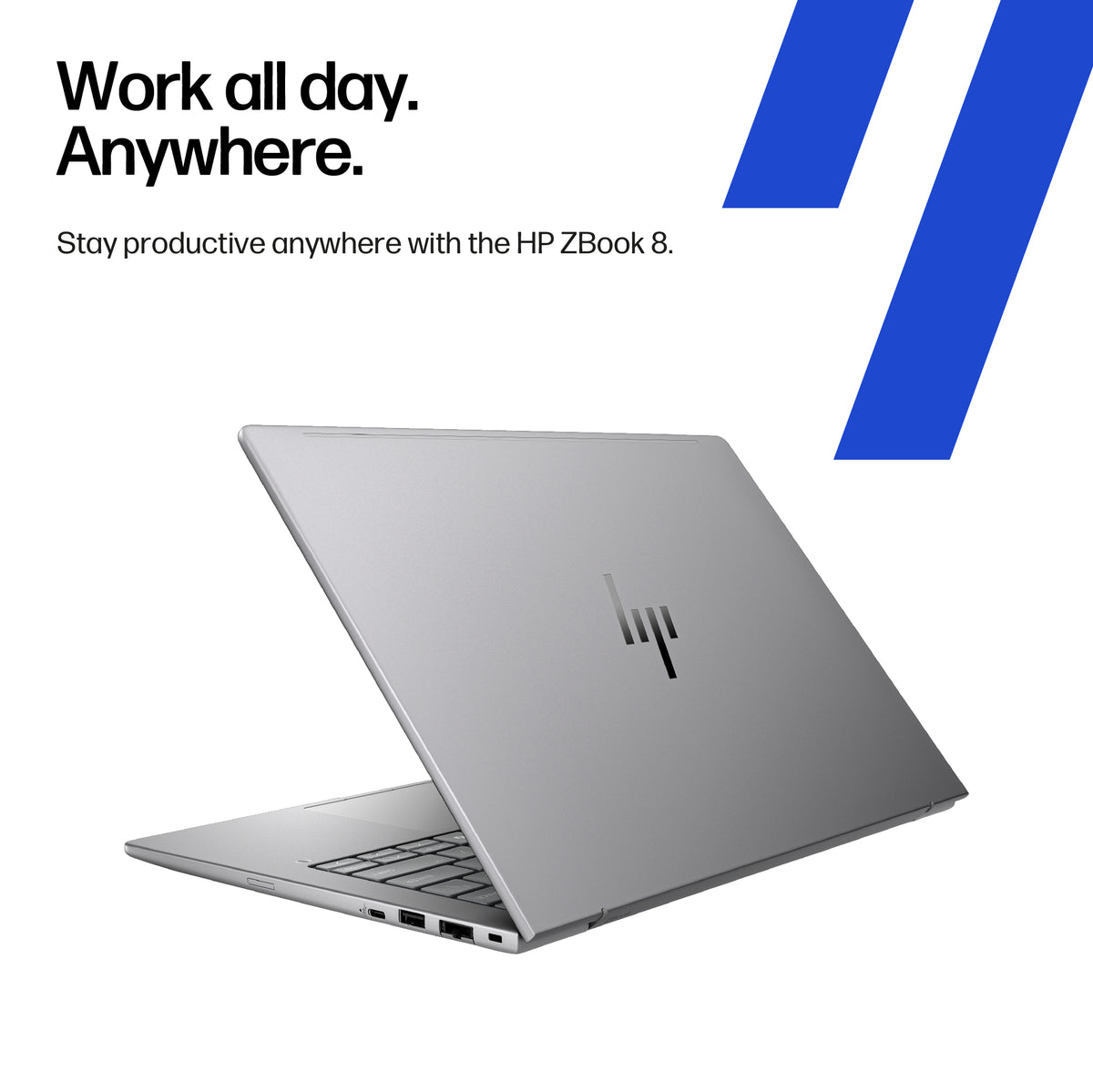 HP ZBook 8 G1ah Wolf Pro Security Edition AMD Ryzen™ 5 PRO PRO 230 Mobile workstation 14" Touchscreen WUXGA 16 GB DDR5-SDRAM 512 GB SSD Wi-Fi 7 (802.11be) Windows 11 Pro AI PC Silver