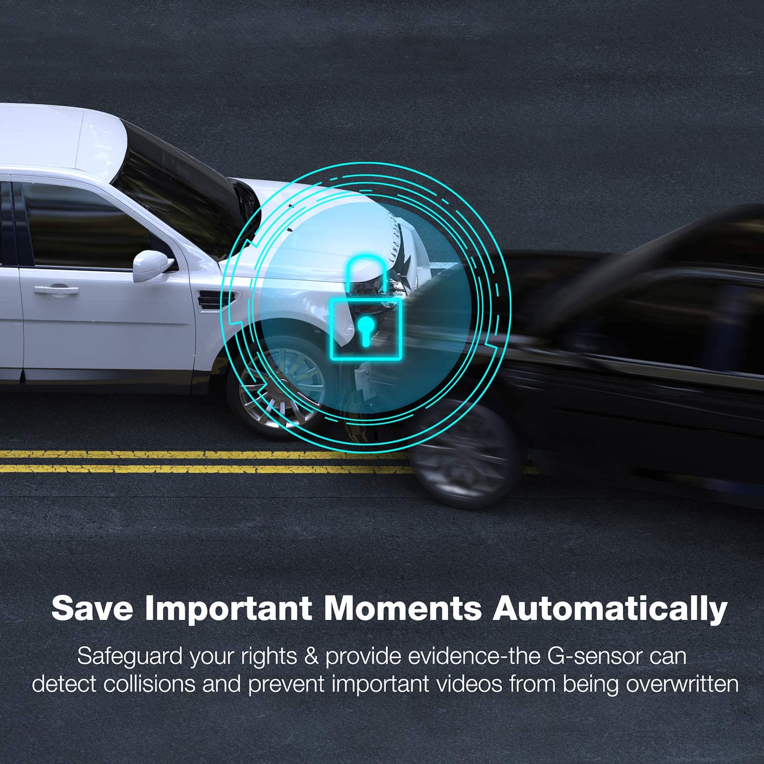 Campark DC35 Dual 1080P Dash Cam w/GPS,  Front and Inside Car Camera w/Infrared Night Vision