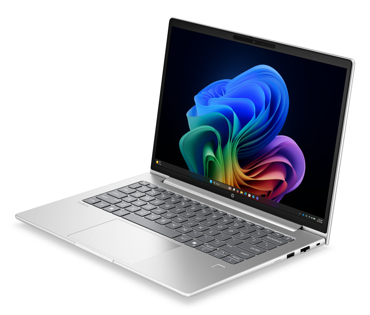 HP ProBook 4 G2a 14 inch Notebook Next Gen AI PC Copilot+ PC AMD Ryzen™ AI 5 Laptop 14" Touchscreen WUXGA 16 GB DDR5-SDRAM 512 GB SSD Wi-Fi 6E (802.11ax) Windows 11 Pro Silver