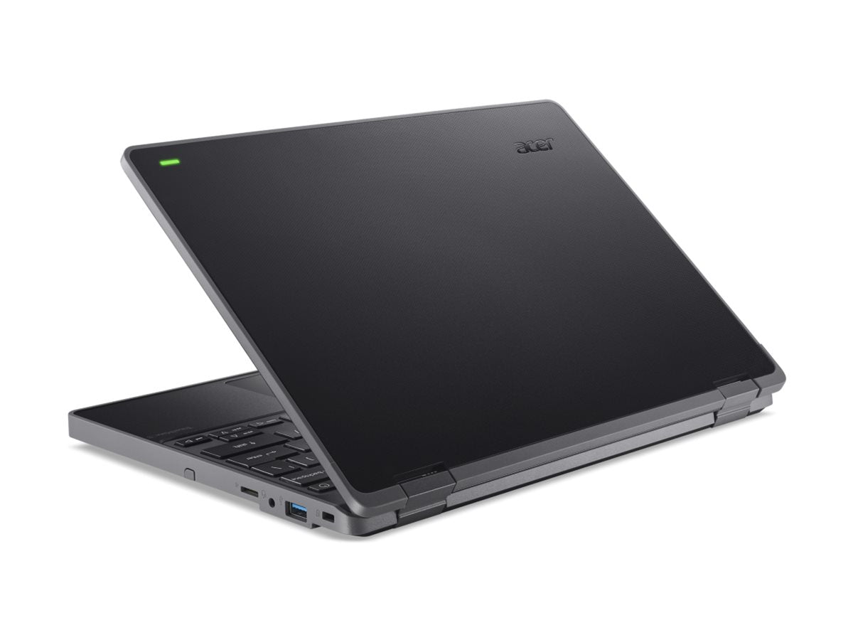 Acer TravelMate B3 Spin 11 Convertible 2-in-1 Notebook, Intel N100 Quad-Core, 4GB RAM, 128GB SSD, 11.6" HD IPS Touch, Windows 11 Pro, 10Hr Battery - NX.VZ0AA.007 (1 Year Warranty)