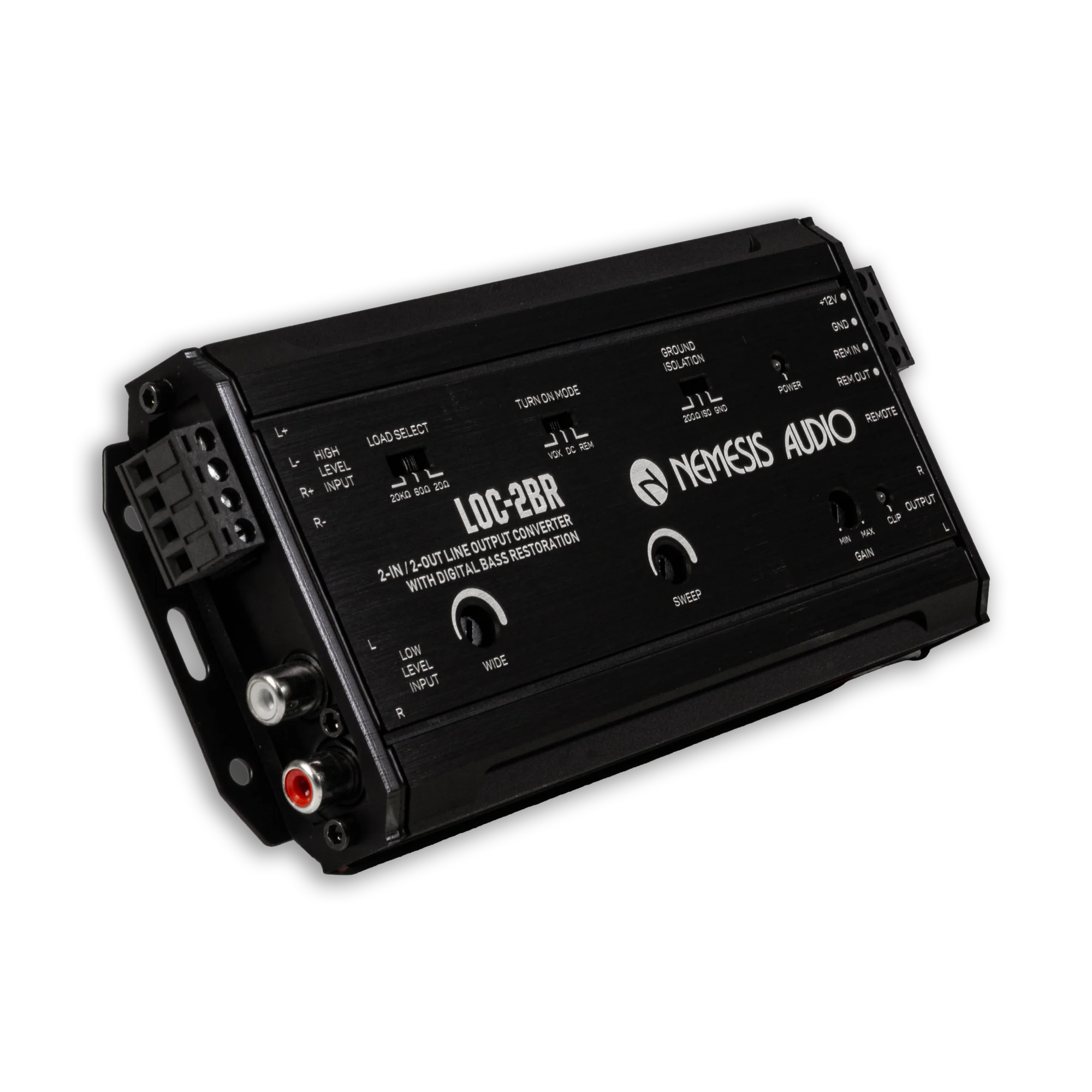 Nemesis Audio LOC-2BR 2-Channel Line Output Convertor With Digital Bass Reconstruction