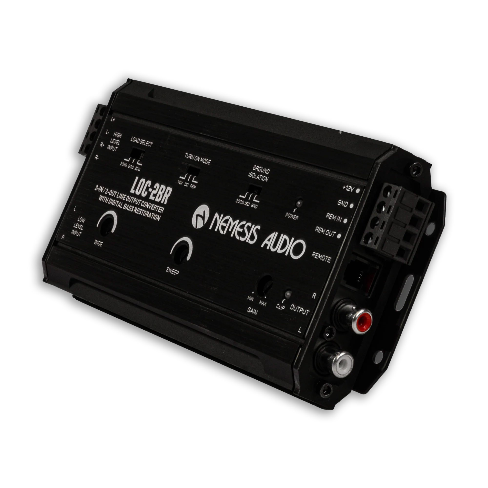 Nemesis Audio LOC-2BR 2-Channel Line Output Convertor With Digital Bass Reconstruction