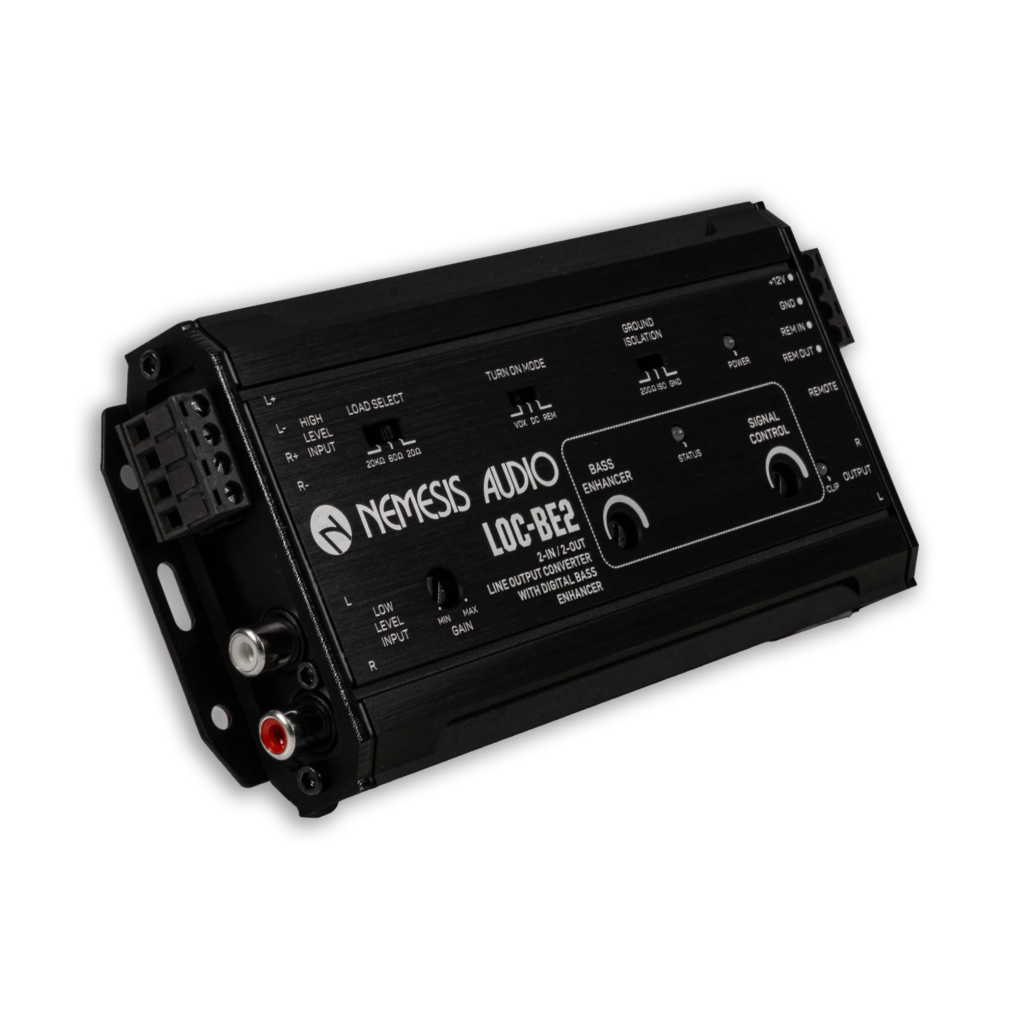 Nemesis Audio LOC-BE2 2-Channel Line Output Convertor With Digital Bass Enhancement Processor