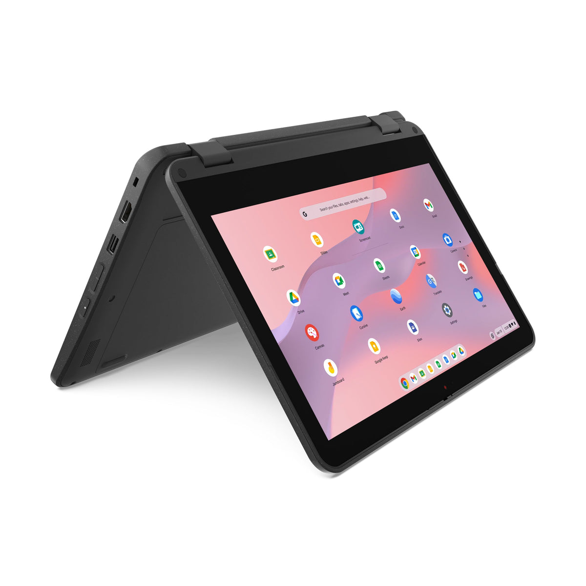 Lenovo 500e Chromebook Gen 4s N150 Laptop 11.6" Touchscreen HD 4 GB LPDDR5-SDRAM 64 GB eMMC Wi-Fi 6E (802.11ax) ChromeOS Gray