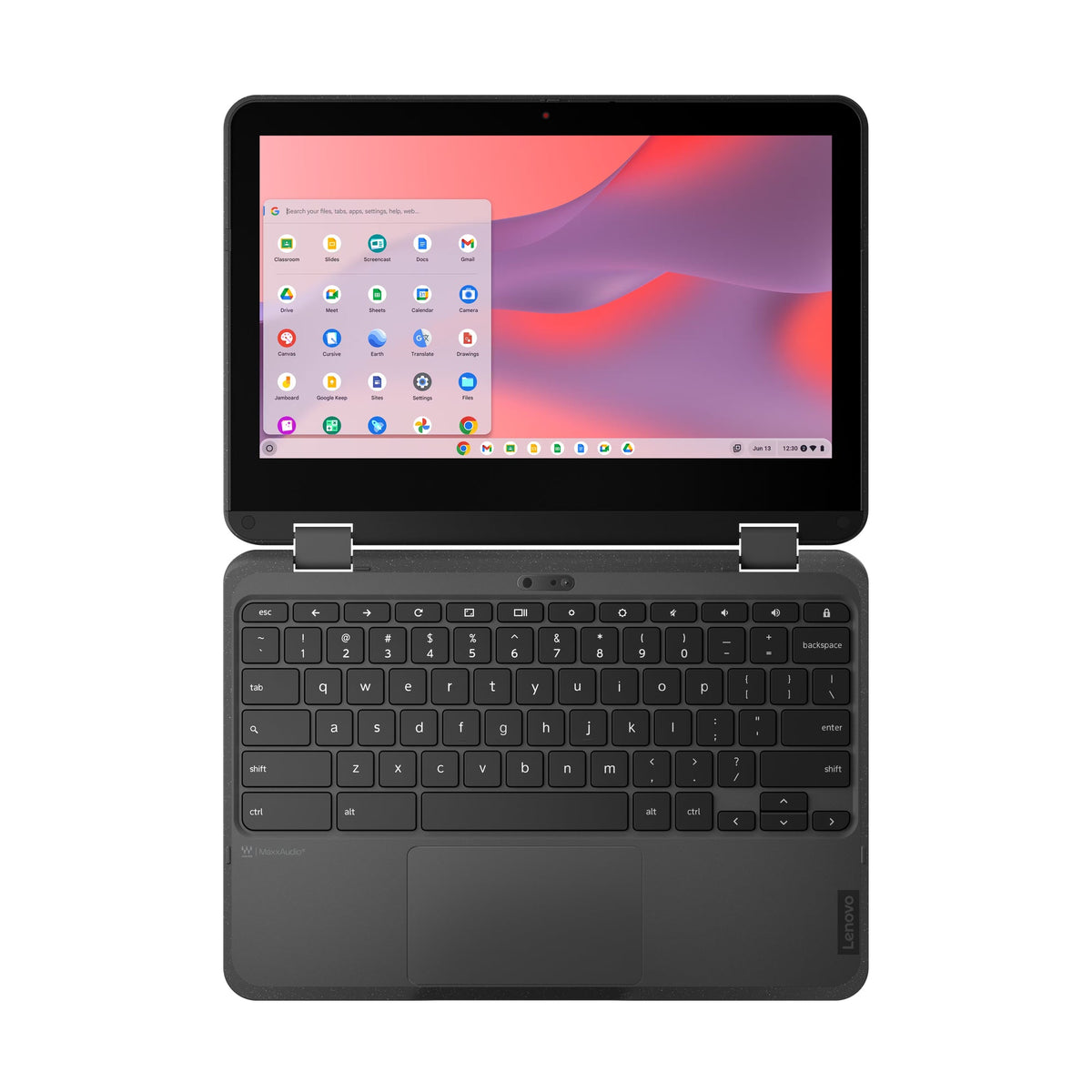 Lenovo 500e Chromebook Gen 4s N150 Laptop 11.6" Touchscreen HD 4 GB LPDDR5-SDRAM 64 GB eMMC Wi-Fi 6E (802.11ax) ChromeOS Gray