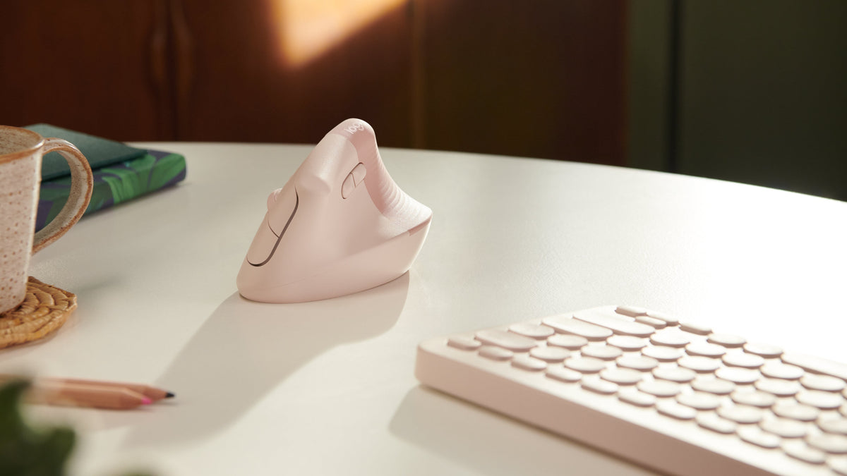 LOGITECH LIFT VERTICAL ERGONOMIC MOUSE - ROSE
