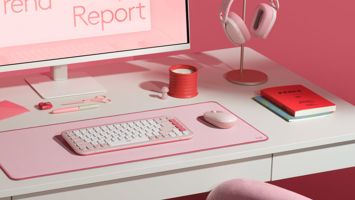 POP Mouse with emoji - Rose