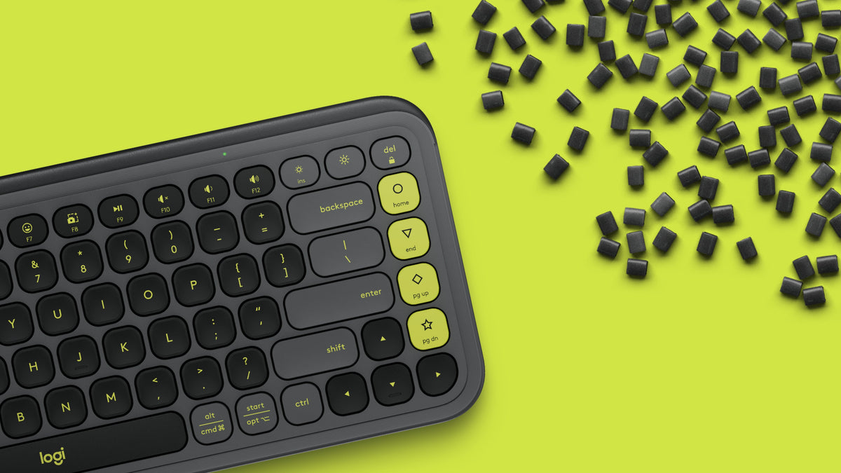 POP Icon Keys (Graphite & Green)