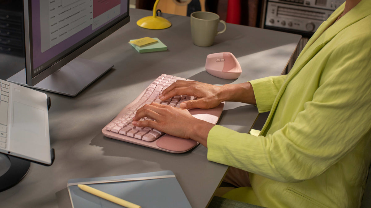 Logitech Wave Keys and Lift Combo (Rose)