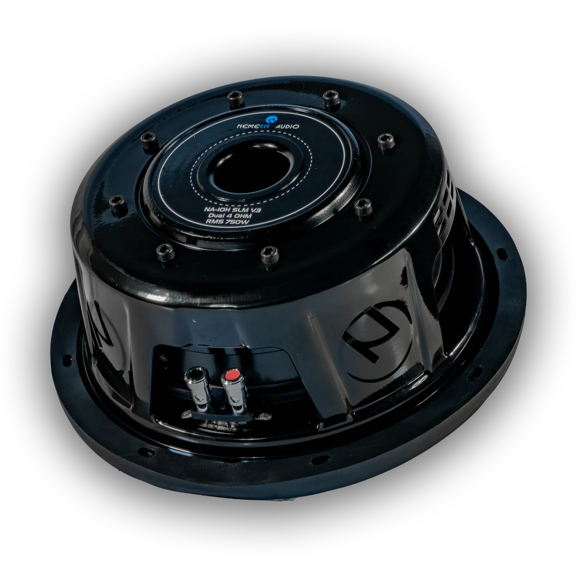 Nemesis Audio NA-10HSLM v.3 10" 800W RMS Shallow Mount Subwoofer DVC 4-Ohm