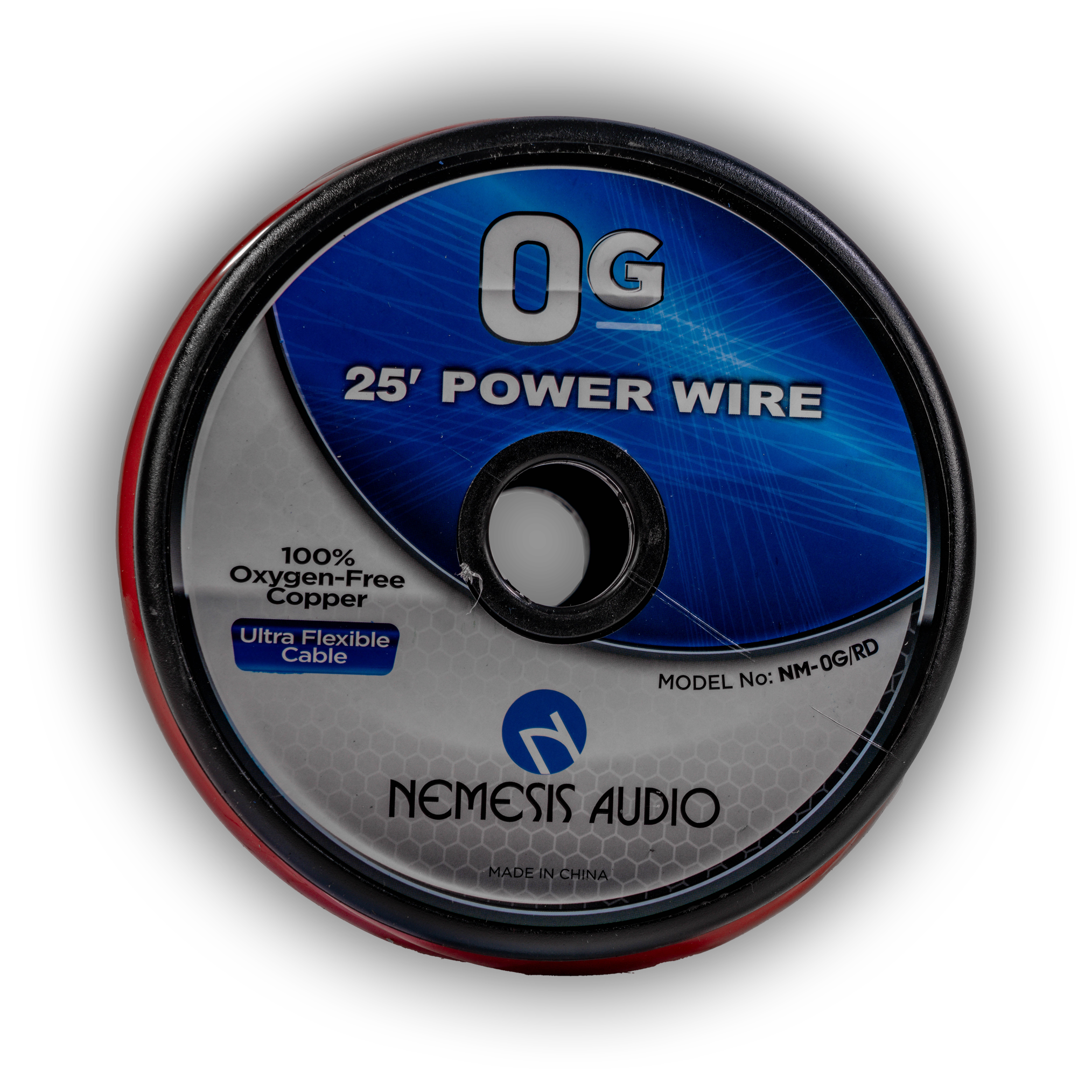 Nemesis Audio NM-0G/RD 0G Power Wire 25 Ft