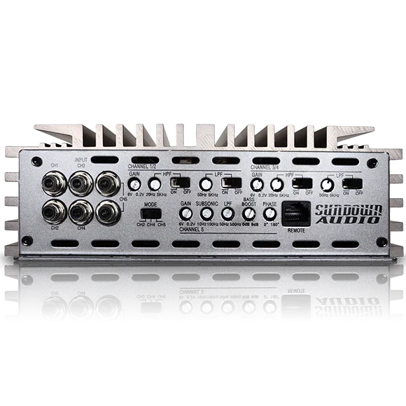 Sundown Audio SALT-1700.5 2200W RMS Class D 5-Channel Amplifier Made In Korea
