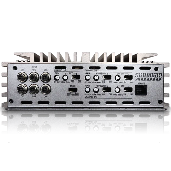 Sundown Audio SALT-2000.6 2000W Class D 6-Channel Amplifier Made In Korea