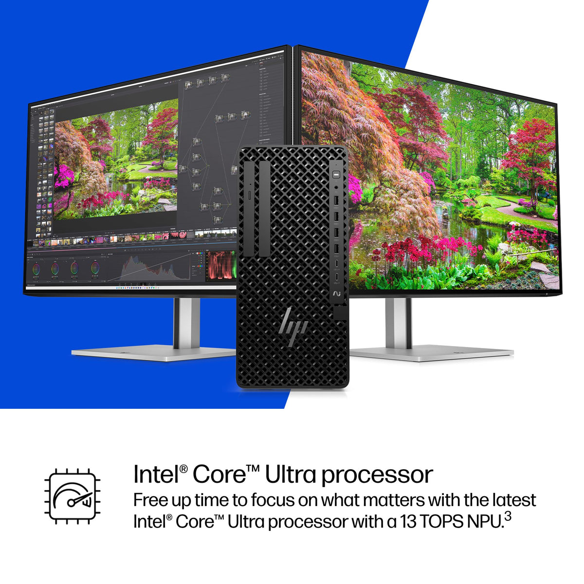 HP Z1 Tower G1i Desktop PC Wolf Pro Security Edition Intel Core Ultra 7 265 32 GB DDR5-SDRAM 1 TB SSD Windows 11 Pro Workstation AI Workstation, AI PC Black