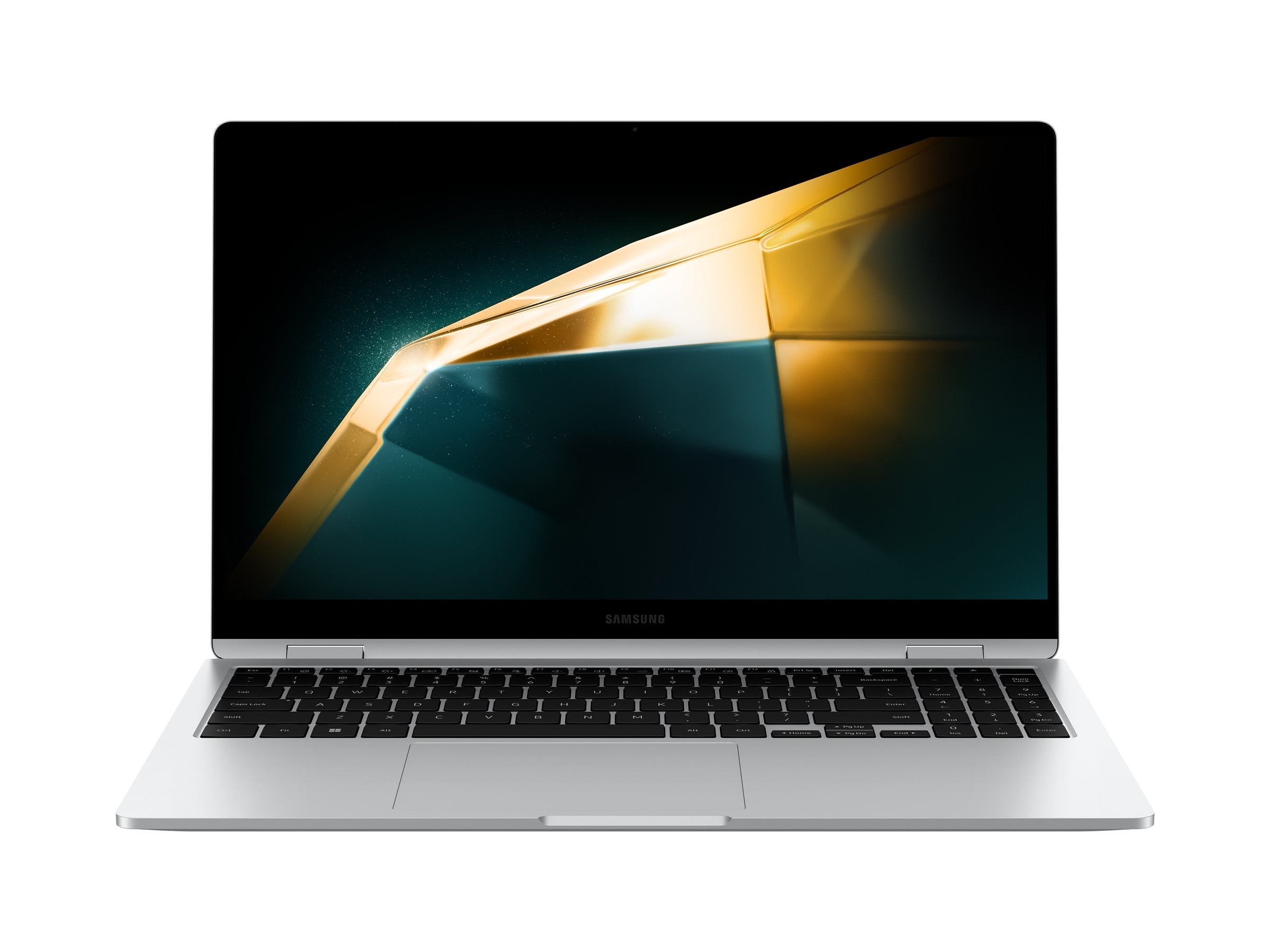 Samsung Galaxy Book4 360 15.6" Convertible 2-in-1 Notebook, Intel Core i5-120U, 16GB RAM, 512GB SSD, AMOLED Touchscreen, Windows 11 Pro, Silver - NP754QGK-KS2US (1 Year Warranty)