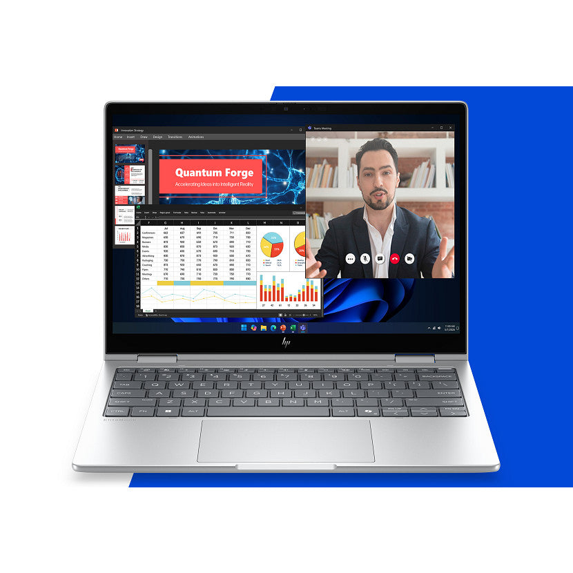 HP EliteBook 8 Flip G2i 13 inch Notebook Next Gen AI PC Wolf Pro Security Edition Copilot+ PC Intel Core Ultra 5 325 Laptop 13.3" Touchscreen WUXGA 32 GB LPDDR5x-SDRAM 512 GB SSD Wi-Fi 7 (802.11be) Windows 11 Pro Silver