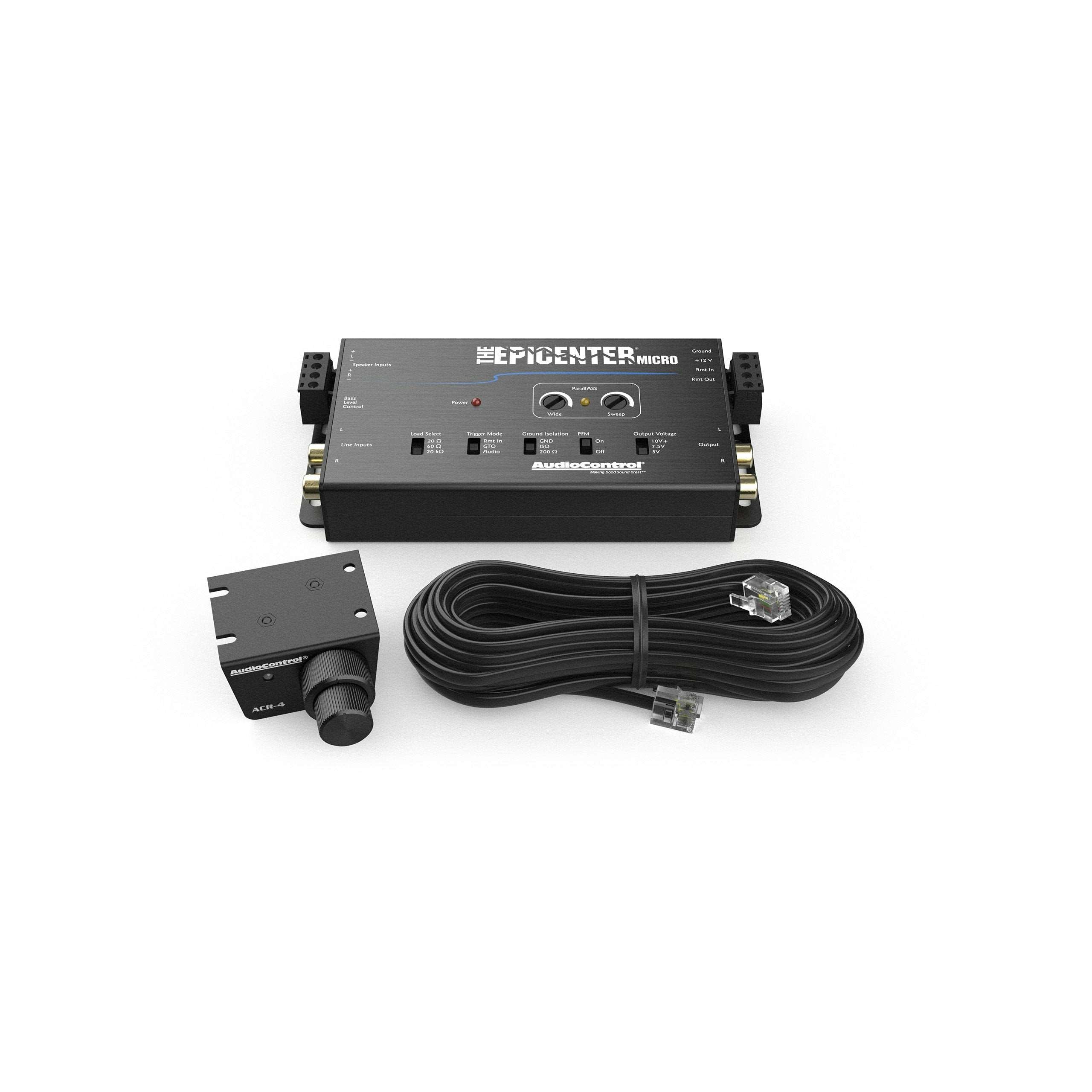 AudioControl Epicenter Micro Bass Restoration Processor With Remote Bass Level Control
