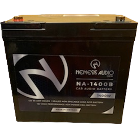 Nemesis Audio NA-1400B 55AH 1400W AGM Power Cell 12V Battery