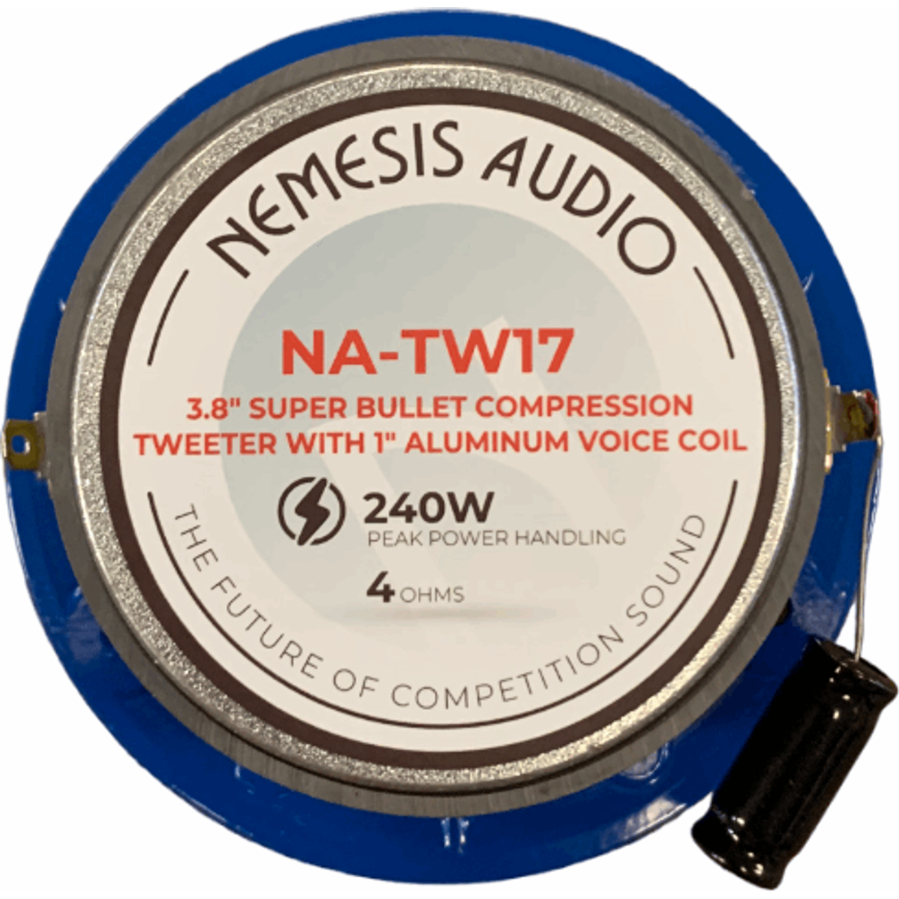 Nemesis Audio NA-TW17 3.8" 120W Pro Aluminum Super Bullet Tweeters (Pair)