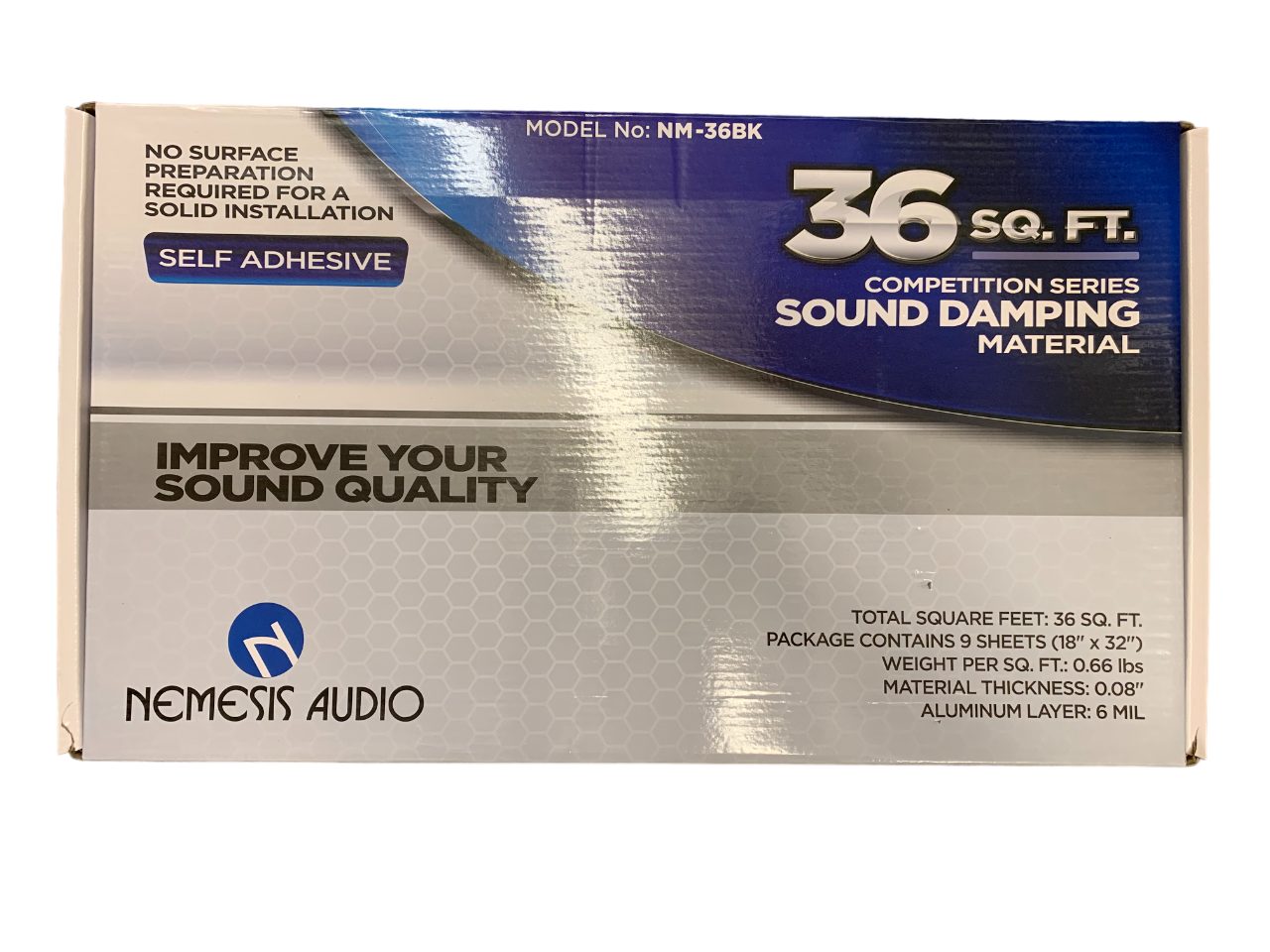 Nemesis Audio NM-36BK 36 SQ. Ft. Sound Dampening Bulk Kit