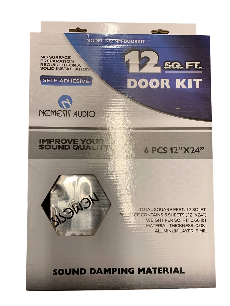 Nemesis Audio NM-DOORKIT 12 SQ. Ft. Sound Dampening Door Kit